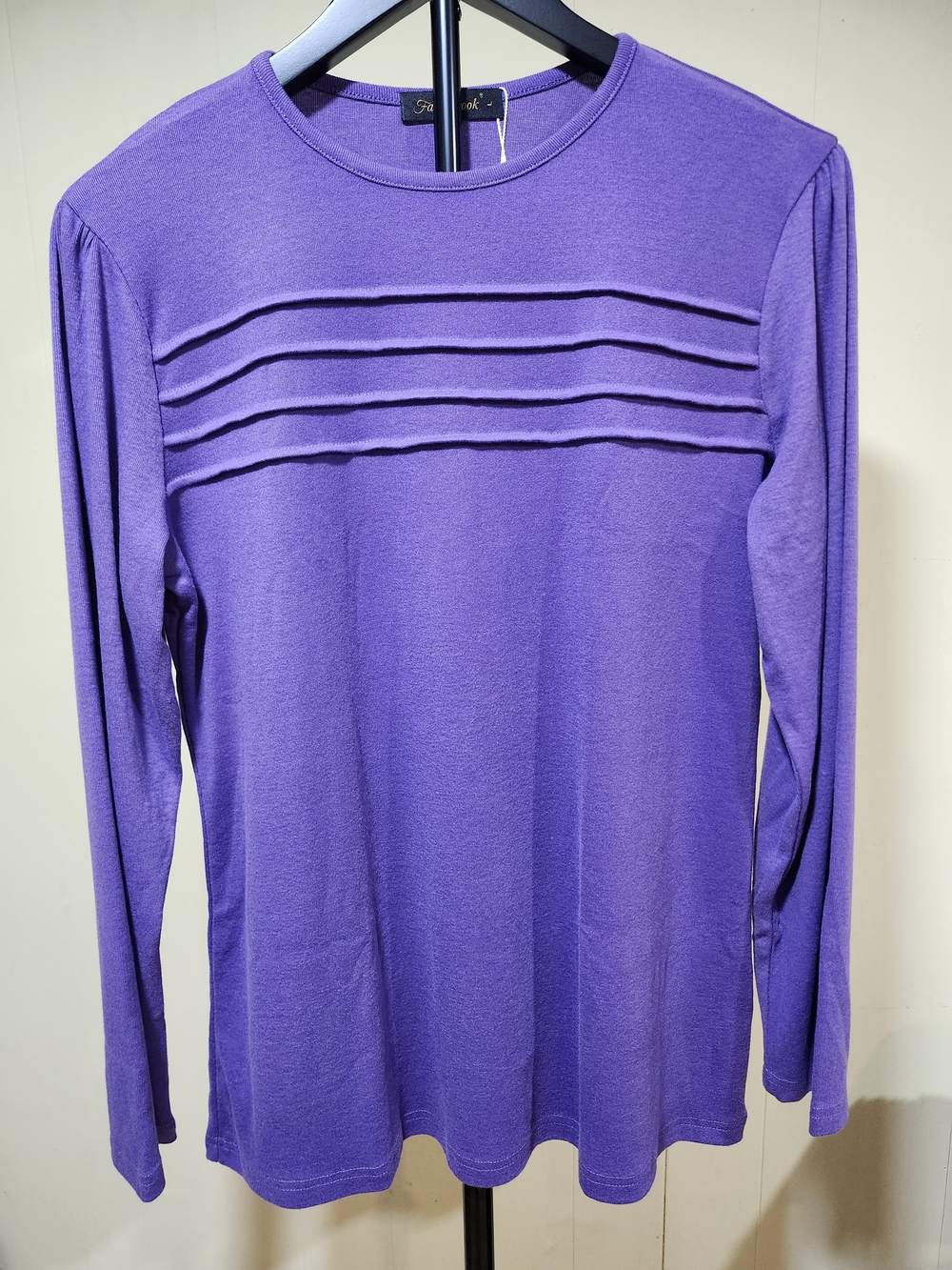 Women's Purple Long Sleeve Top